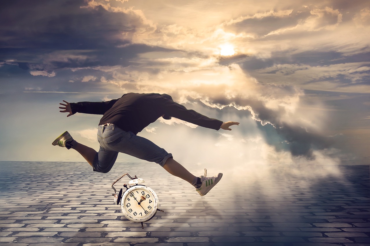 clock, jump, hurry, alarm clock, time, hop, man, stumble, time scarcity, running out, haste, hustle and bustle, time conversion, timeskip, clock, clock, clock, clock, clock, jump, hurry, hurry, alarm clock, time, time