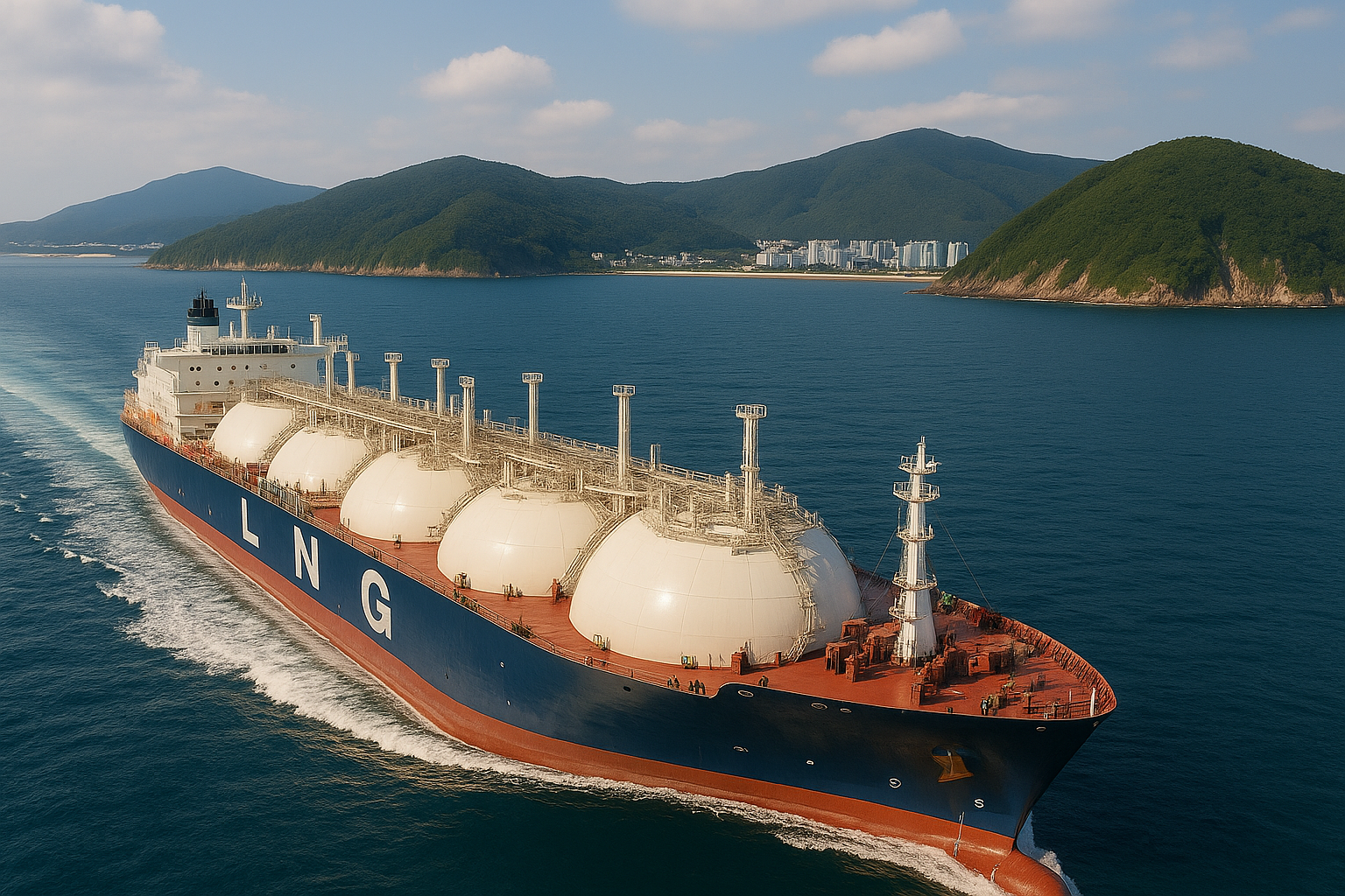 20250730 0621 lng carrier at sea remix 01k1c0w1azfv09s1qd8shm85ar